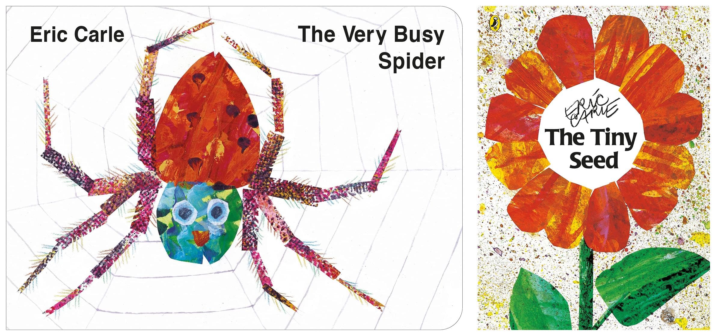 Tiny Seed & The Very Busy Spider [Board book] Carle, Eric