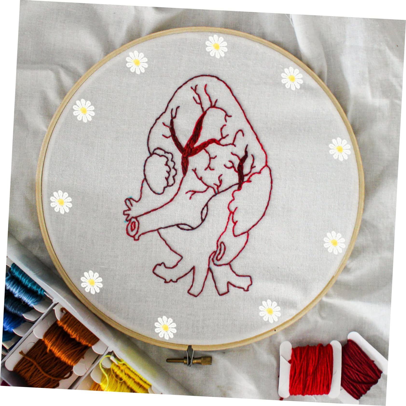 Operitacx 2piezas Cinta De Encaje De Flores Margaritas Yardas Para Manualidades Ribete Bordado Para Decoración De Ropa y Bodas Apliques Para Proyectos Creativos