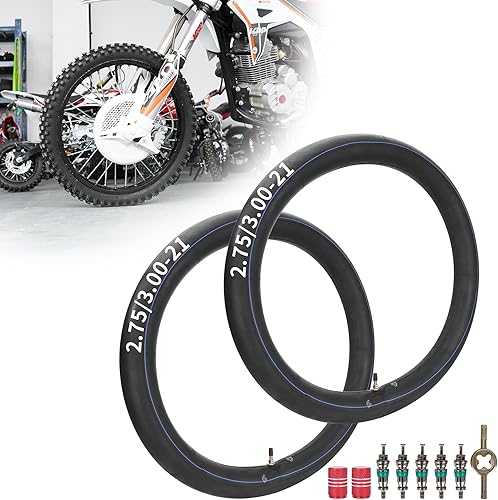 Tubos interiores de 2.753.00-21 con vástago de válvula recto TR4 para neumáticos 8090-21 80100-21 todoterreno motocicleta Pit Dirt Bike Trail Bike -