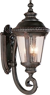 Bel Air Lighting TG5042 RT Traditional Four Wall Lantern Outdoor-Post-Lights, Bronze/Dark