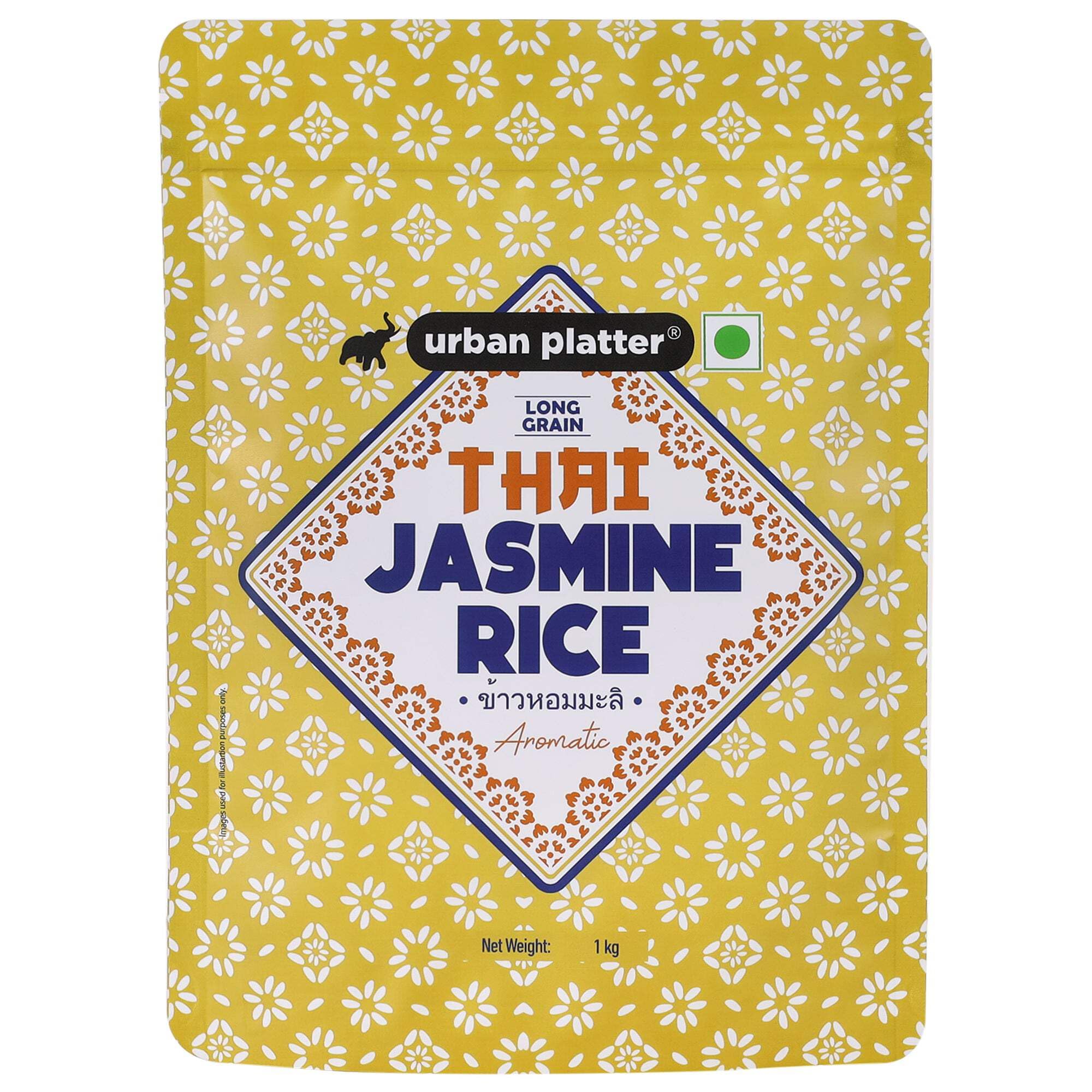 Thai Jasmine Rice, 1kg (Aromatic Long-Grain Rice | Soft & Fluffy Texture | Asian Pantry Staple)