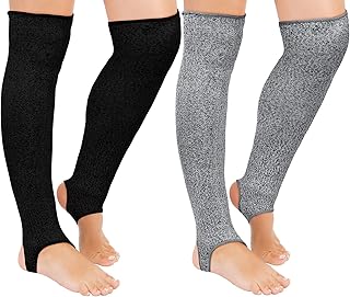 2 Pack Cut Resistant Leg Sleeves Protective Legs Safety Men Women Welding, Mowing, Construction