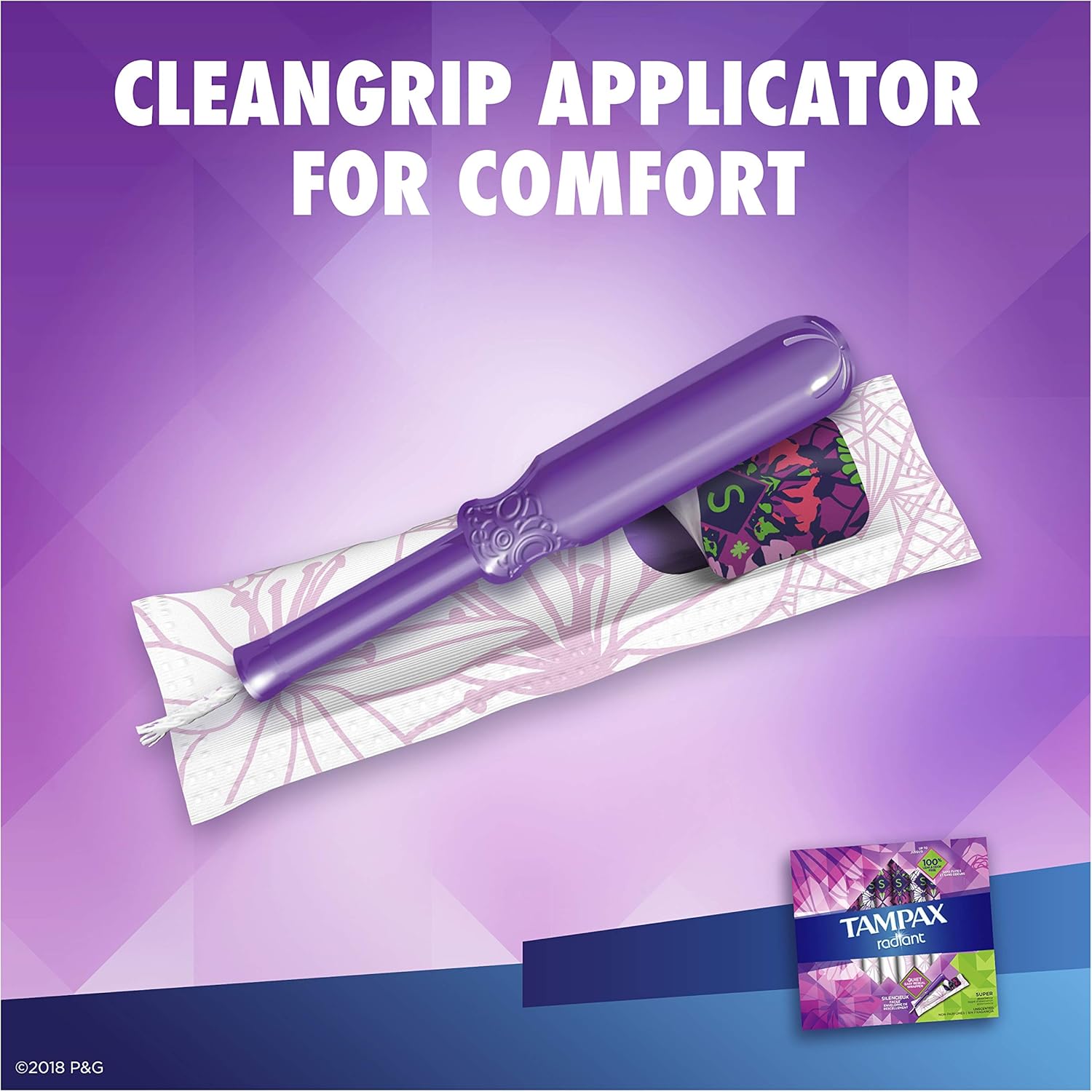 Buy Tampax Radiant Tampons With Plastic Applicator Super Absorbency Unscented 16 Count Packaging May Vary Online In Vietnam B0795w81nv