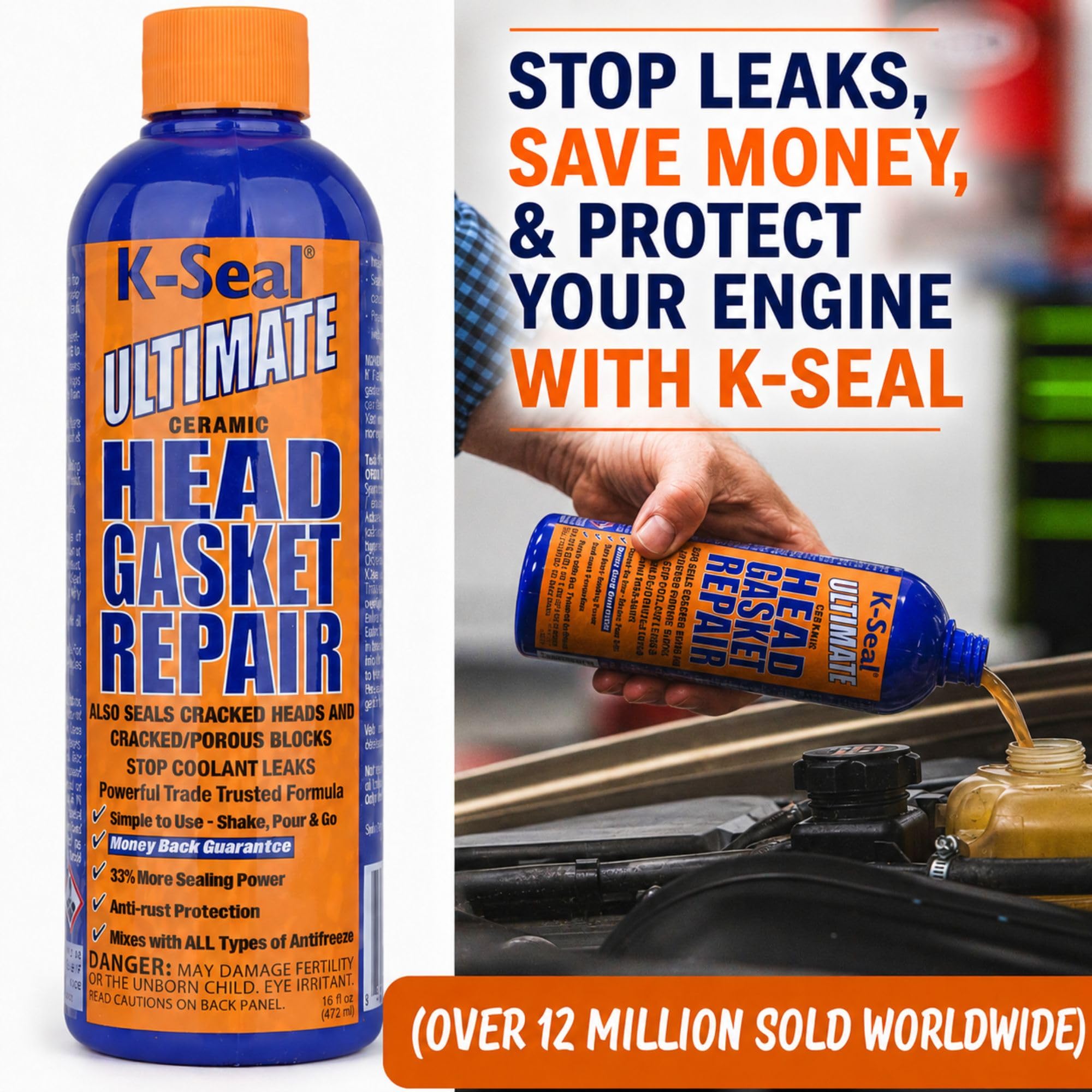 Amazon | K-Seal ST3501 注いで ゴー 永久ヘッドガスケット＆ブロック