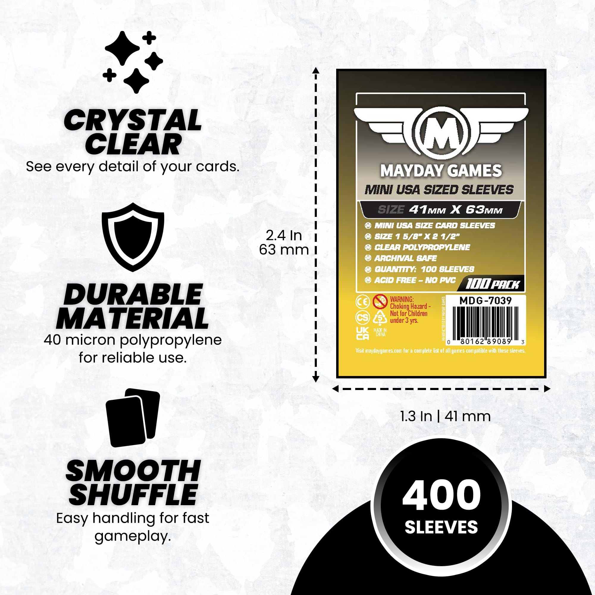 card sleeves 41x63 Amazon.com: Sleeve Kings Mini USA Card Sleeves 41 x 63 mm 110 Pack, Extra Clear 60 Micron Polypropylene, Acid-Free, PVC-Free SKS-8801 : Toys & Games