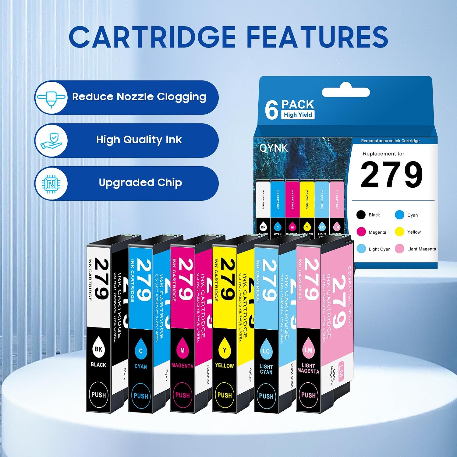 Remanufactured Replacement for 279 279XL Ink Cartridges Combo Pack image 4