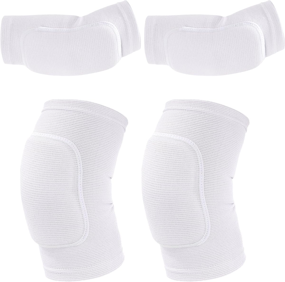 Volleyball Knee Pads and Volleyball Arm Pads Set for Kids Youth Volleyball Yoga Dance Football Basketball Running, Small