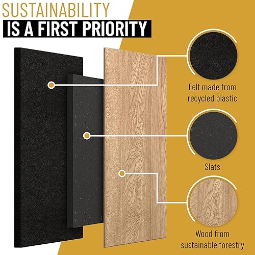 Miniatura 6 de Panel de listones de madera acústica