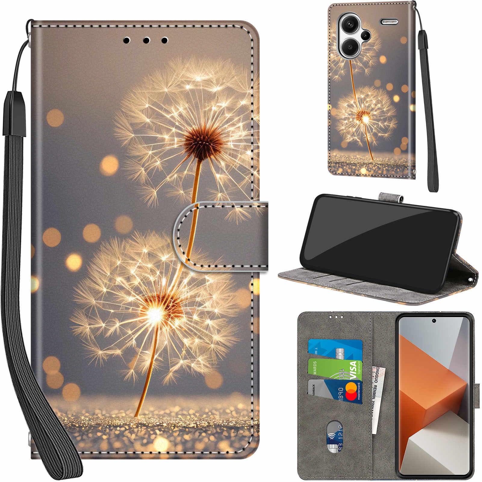 Cover per Xiaomi Redmi Note 13 Pro+ 5G, Flip Caso in PU