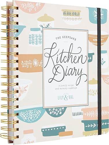 Miniatura 3 de C.R. Gibson, Lily & Val - Diario de cocina vintage para hornear, receta familiar y libro de cocina (QBD-25391)