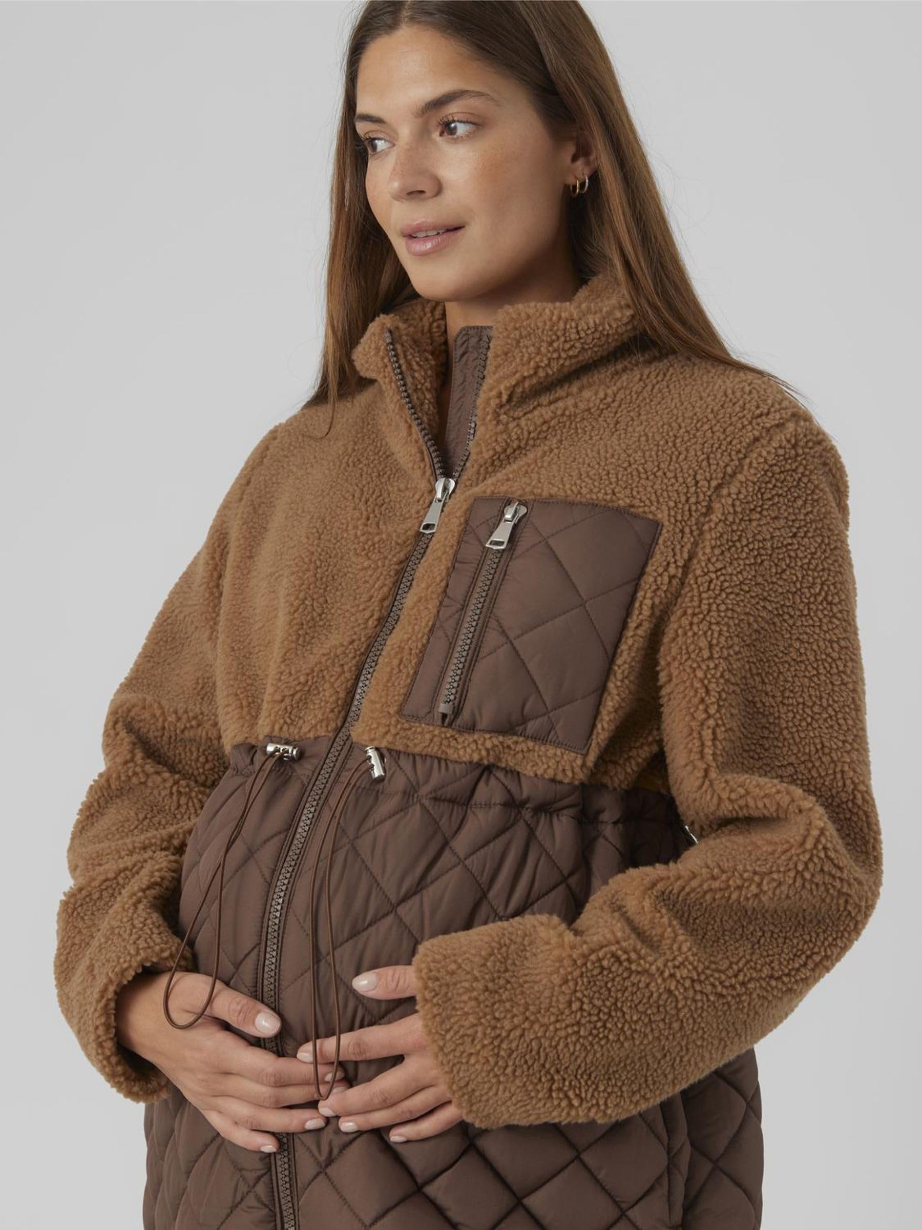 MAMALICIOUS Mama Licious Veste matelassée MLTHEODORA 2 en 1 pour femme