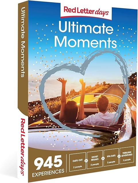 Red Letter Days Ultimate Moments Gift Voucher  945 memorable UK experiences