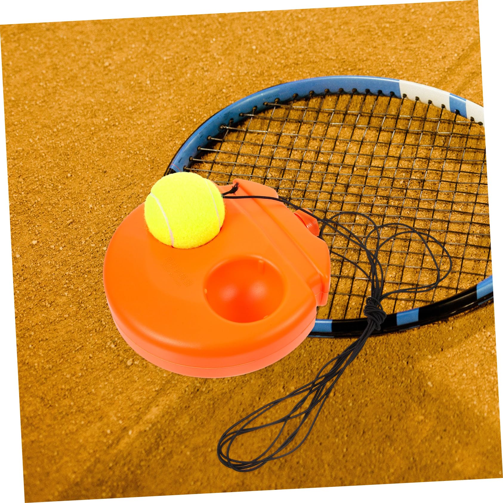 BESTonZON Tennis Trainingsset mit Rückprallball und Stabiler Basis für Anfänger und Fortgeschrittene Indoor und Outdoor Training Wiederverwendbar Sportgerät für Effektives Üben