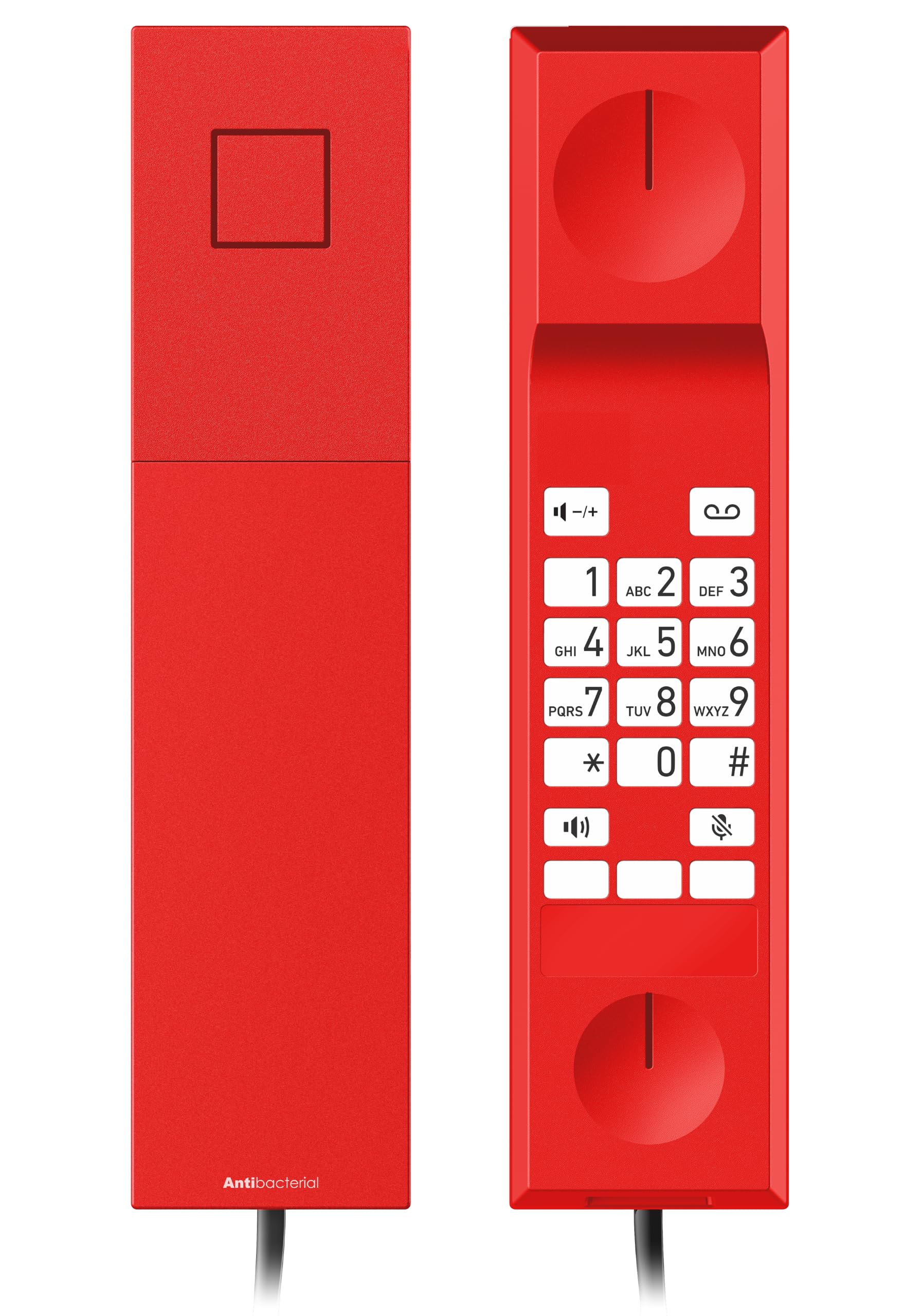 Snom E303A Notfalltelefon, Analog, schnurgebunden, Rot