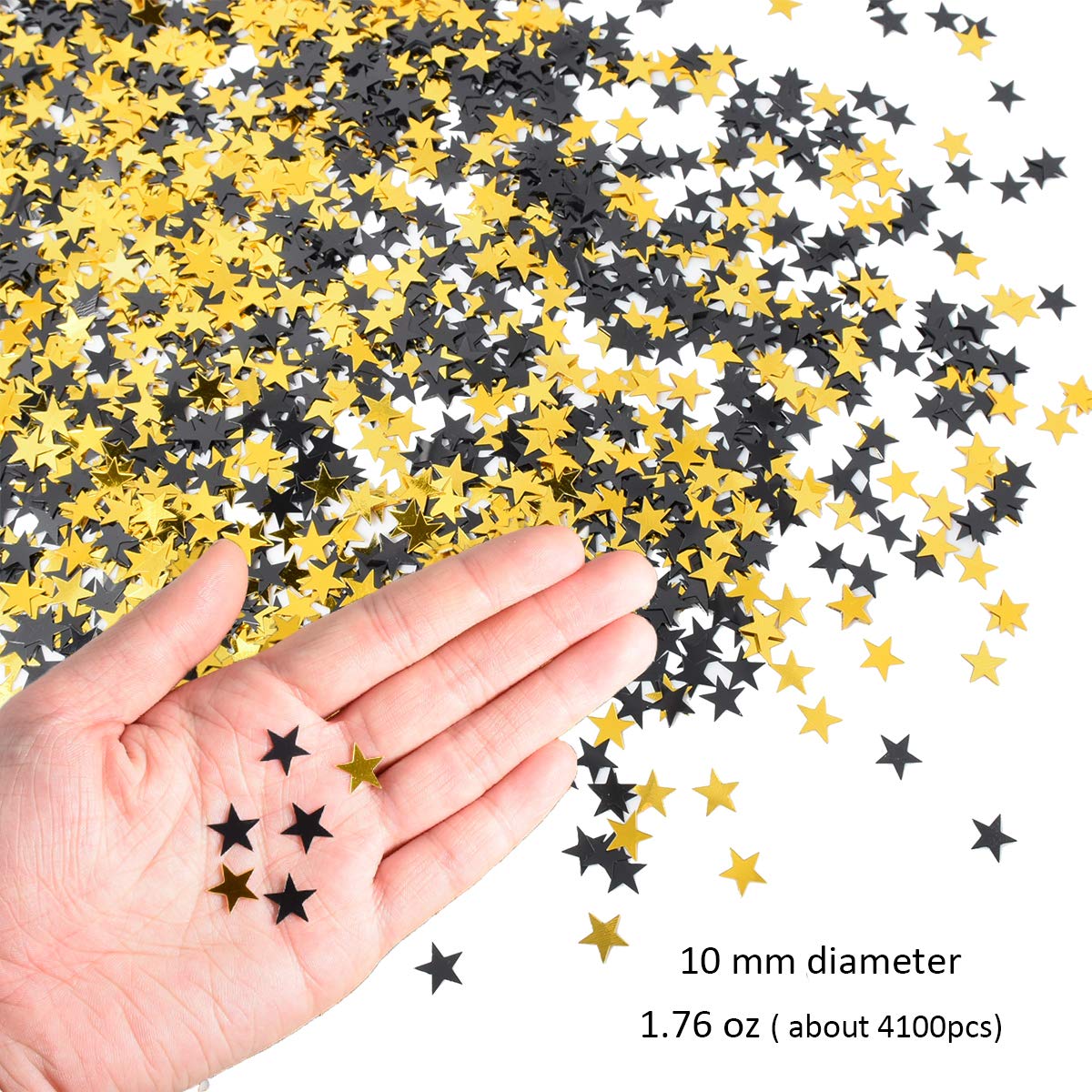 Glitzerndes Stern-Konfetti