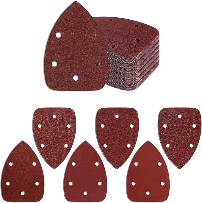 Mouse Sander Sandpaper 120pcs Mouse Detail Sander Sandpaper Sanding