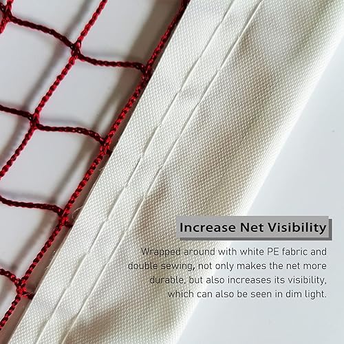 Miniatura 3 de DOURR Red de torneo de bádminton con cable de cuerda de 20 pies x 2.5 pies