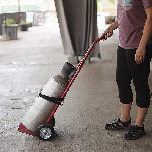 Miniatura 6 de BISupply Carro de tanque de propano - Carro de tanque de propano de 40 libras para tanques de gas propano carro de 2 ruedas