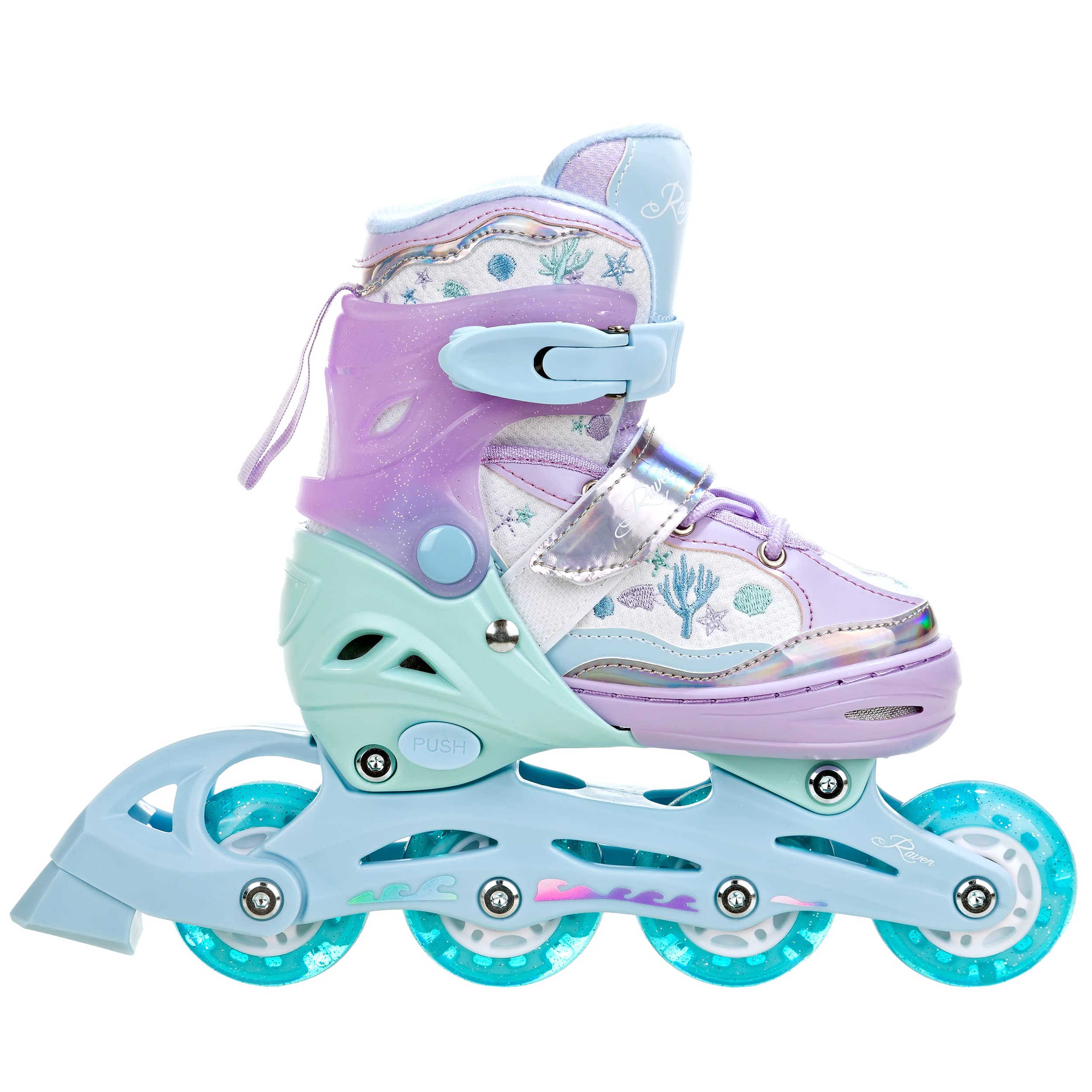 RAVEN Advance 2in1 Pattini da ghiaccio Pattini in linea Inline Skates per bambini e adulti regolabili