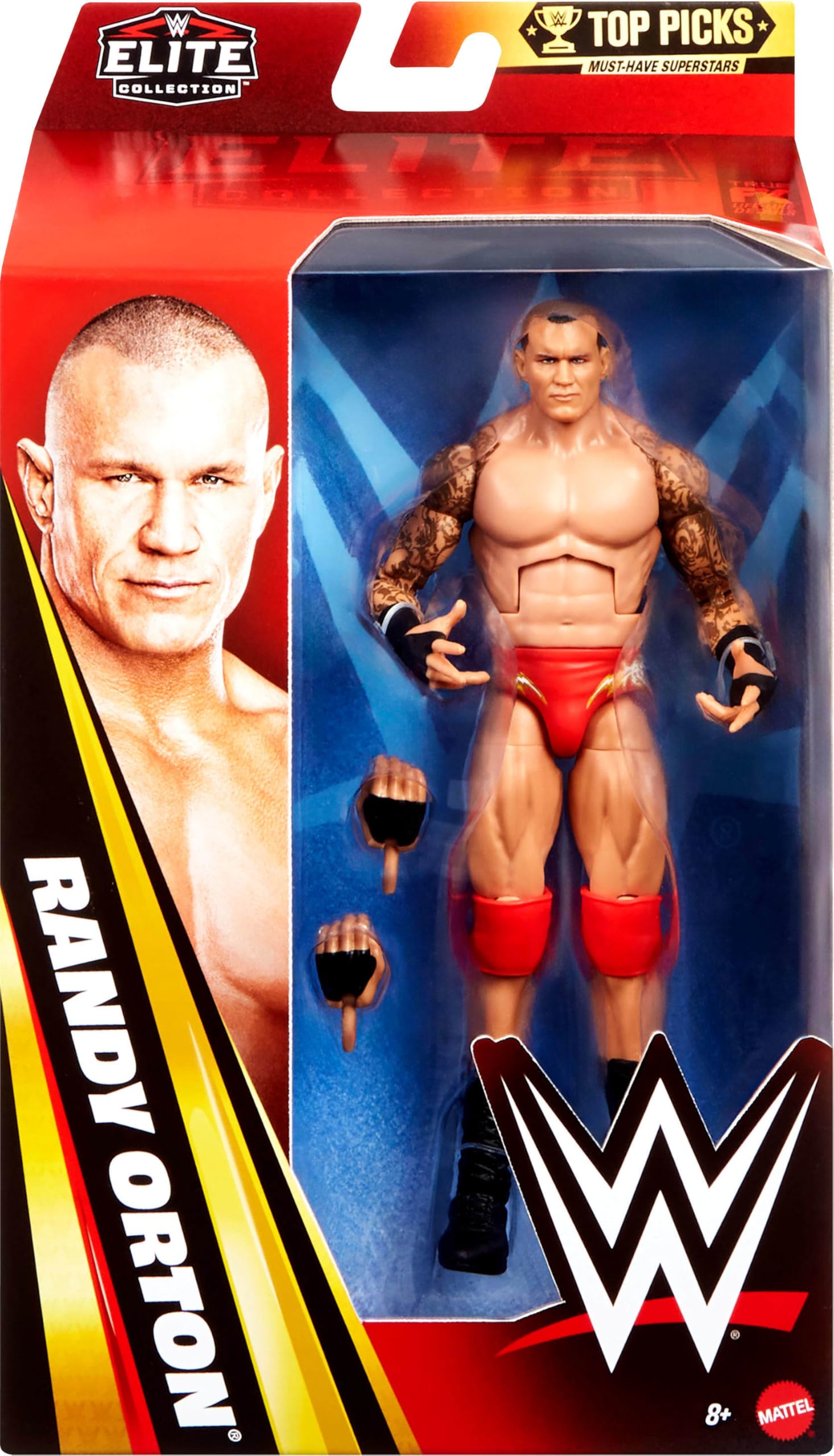 Mattel Wweエリートコレクション トップピック アクションフィギュア