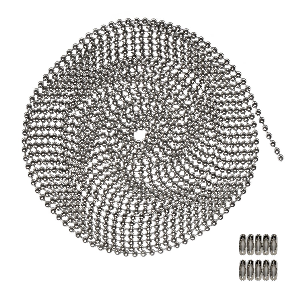 Buy Ball Chain Manufacturing 10 Foot Length Ball Chain, Number 3 Size