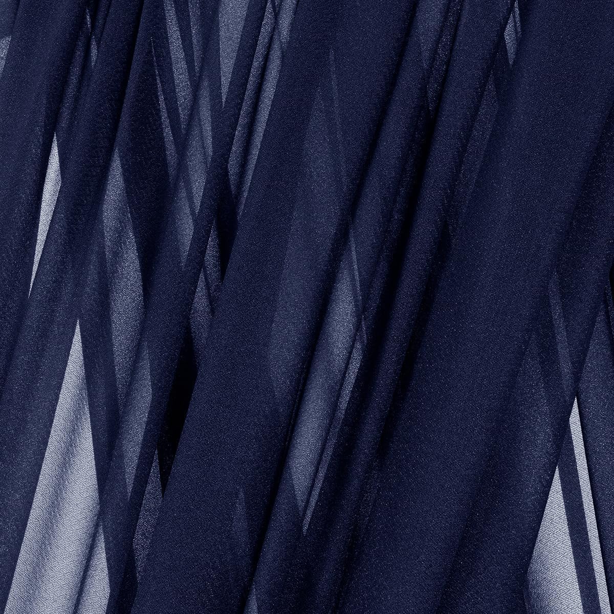 MLMC Navy Blue Wedding Arch Draping Fabric 2 Panels 29" x 20 FT Extra Long Gauze Drapes Sheer Backdrop Curtains 6.6 Yards Outdoor Drapery Panels for Wedding Baby Shower Party Ceiling Decoration