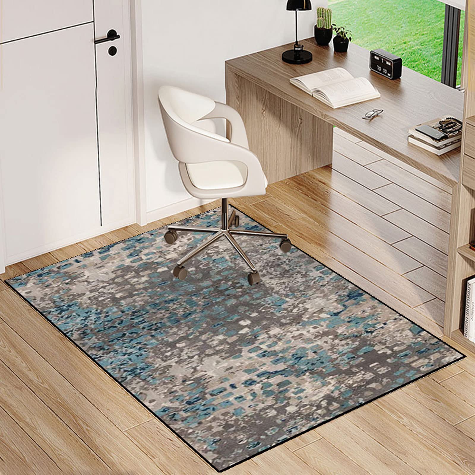 Single tree forest Office Chair Mat,Chair Mat For Hardwood Floors,Multi-Purpose Protector Chair Carpet For Home And Office — image 1