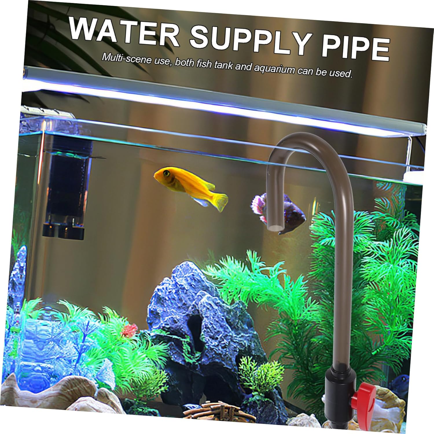 INOOMP 1pc Hanging Type Water Changer for Aquariums Water Filling Tool for Fish Tanks Easy to Use and Install