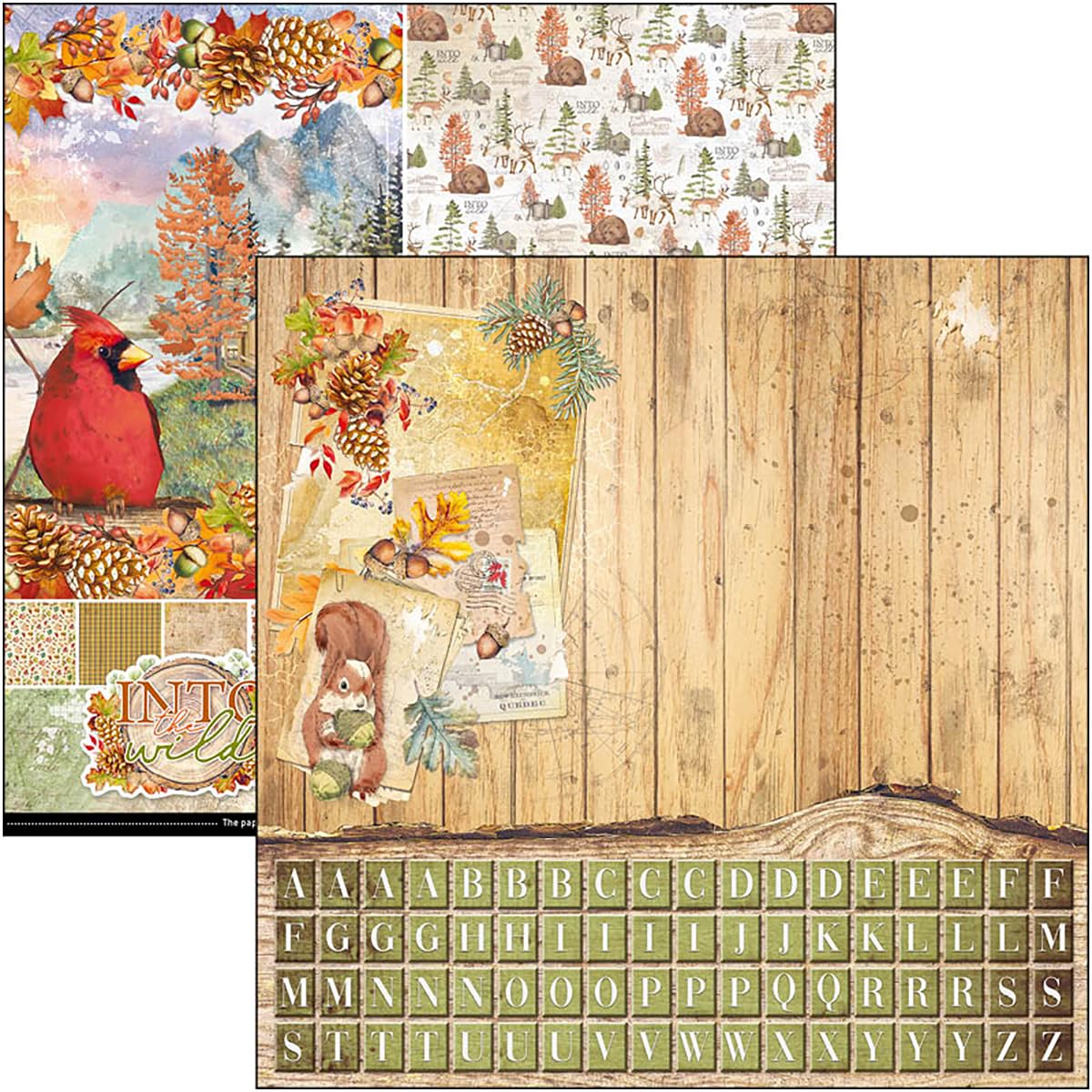 Ciao Bella Into The Wild 12"x12" Patterns Pad - Image 2