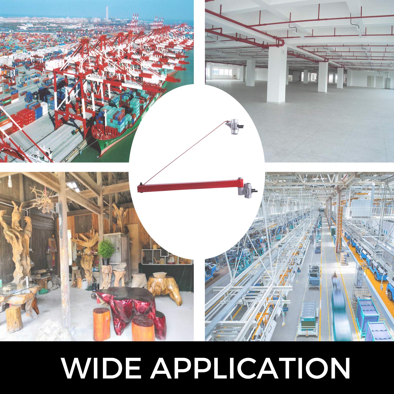 Buy FlowerW Hoist Support Arm Lifting Bracket Scaffold Electric Hoist