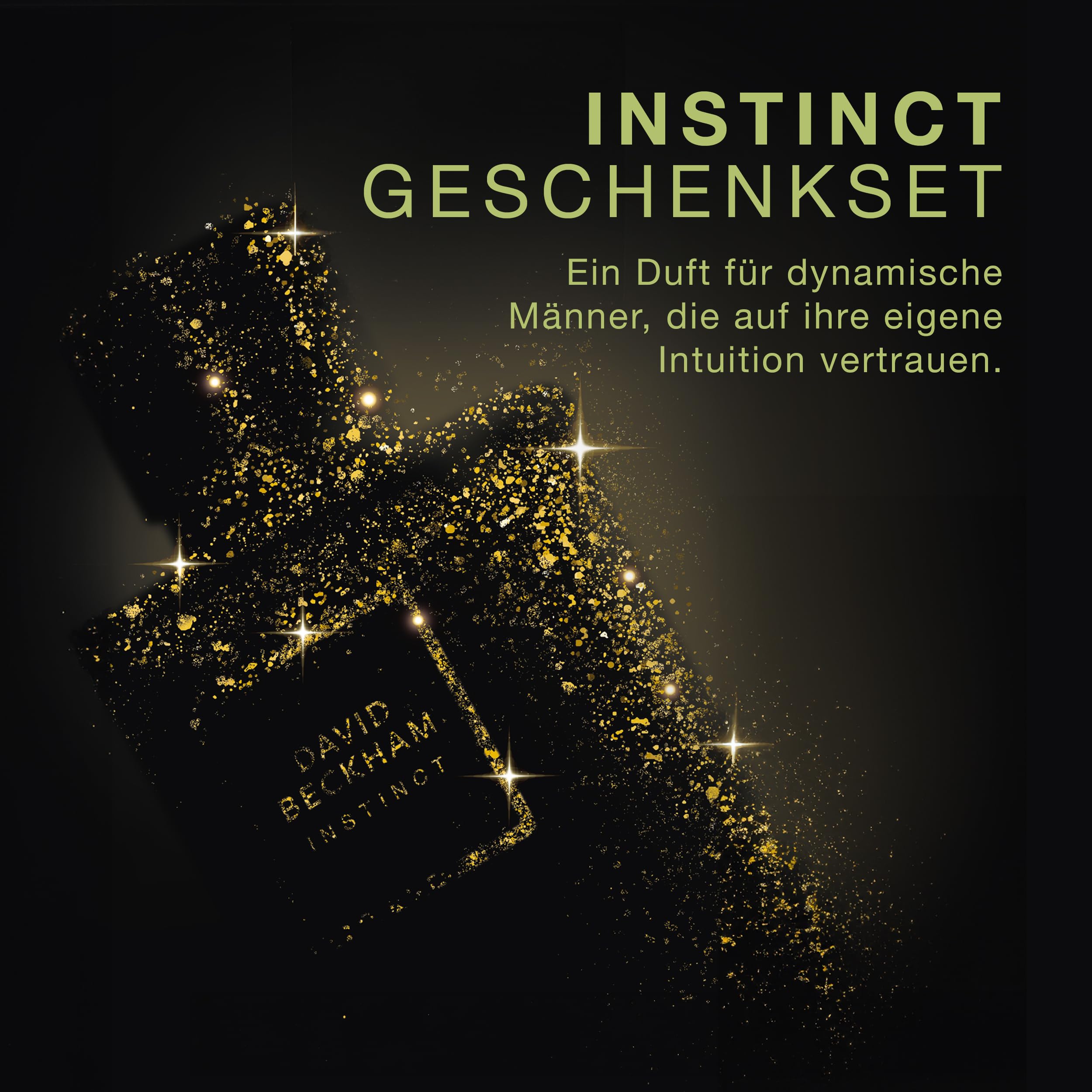 David Beckham Instinct Eau de Parfum- und Duschgel-Geschenkset für Männer, fesselnder Fougère-Zitrusduft, 50 ml + 150 ml