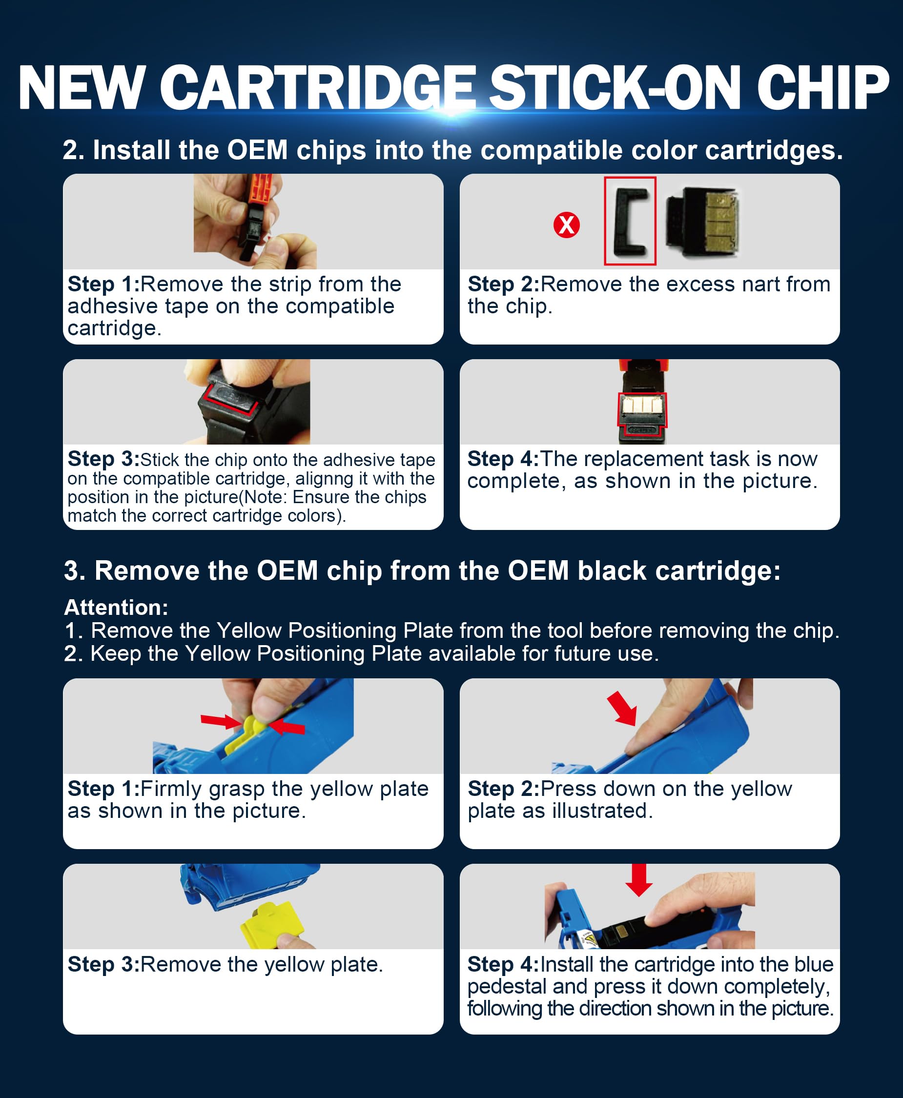 924 Druckerpatronen Multipack 924e Kompatibel für HP 924 Patronen Multipack für HP Officejet Pro 8120e Patronen für HP Officejet Pro 8132e 8122e 8134e 8135e 8138e 8139e 8124e (4er-Pack, Kein Chip) - 5