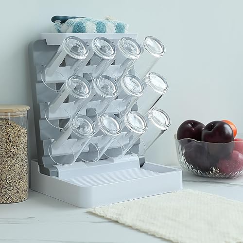 Miniatura 8 de Estante de secado de biberones, soporte vertical de secado de biberones, organizador de biberones que ahorra espacio para encimera, capacidad para