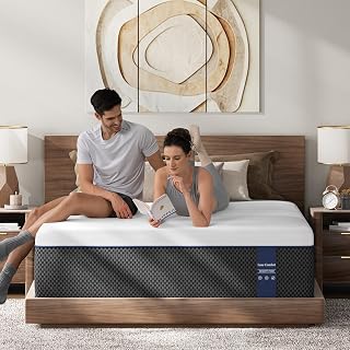 VISCOFLEX Firm King 14 Inch Gel Memory Foam Mattress - Back Pain Relief, Motion Isolation, USA Assembled CertiPUR-US