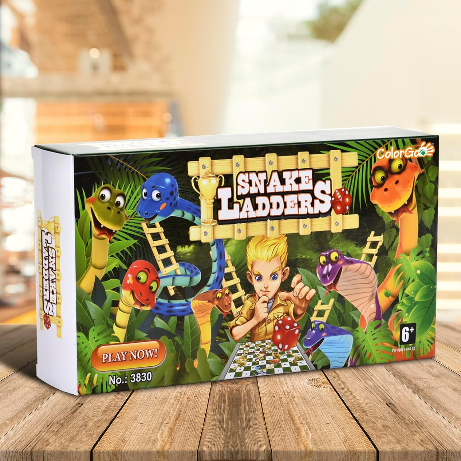 Magnetic Snakes and Ladders Board Games with Folding Board Travel Games Set for Kids and Adults (Magnetic Snakes and Ladders Set) - 9.76 Inches