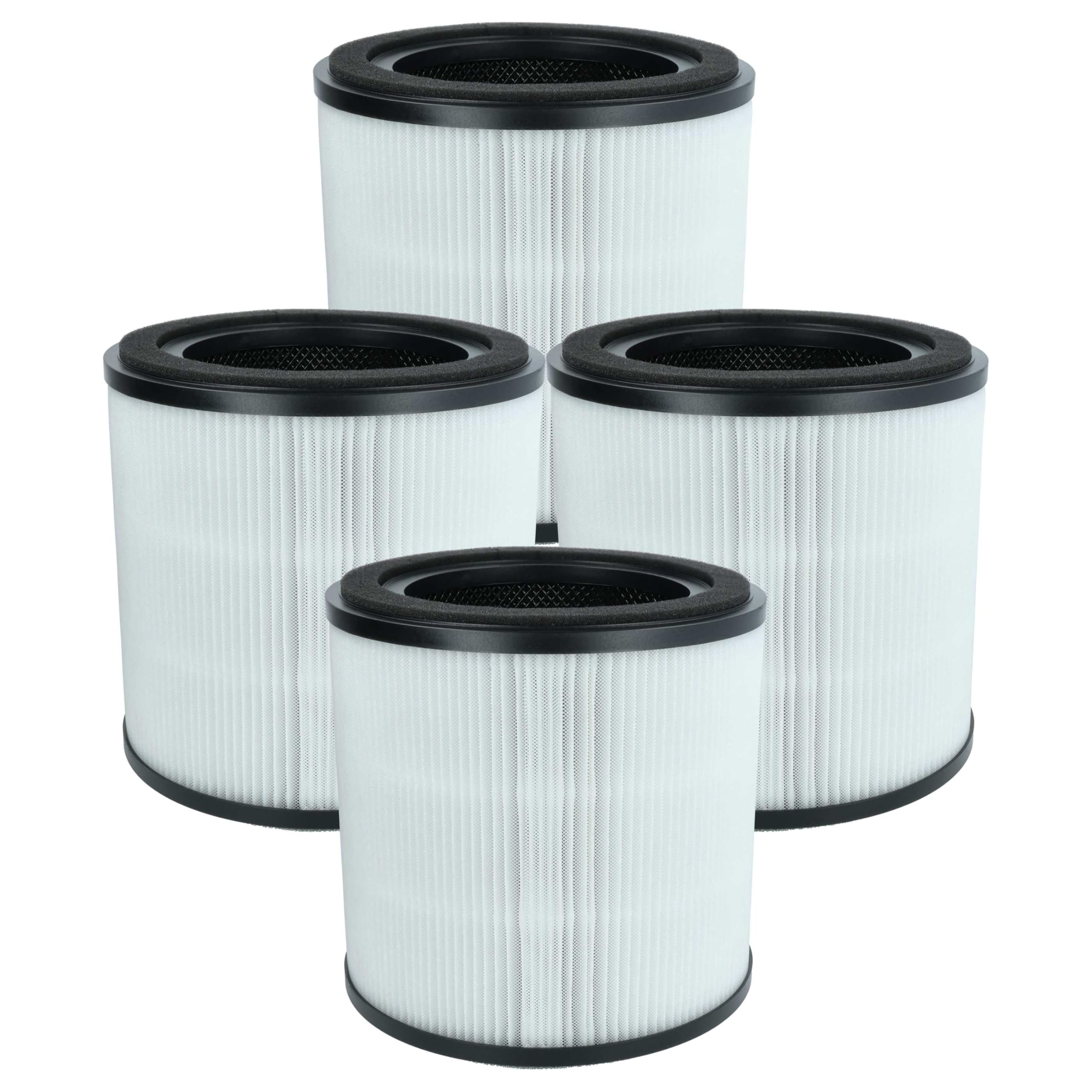 vhbw 4 x filtr H13 kompatybilny z AEG Pure 3000, Pure 5000, AX3 oczyszczacz powietrza - wymienny filtr