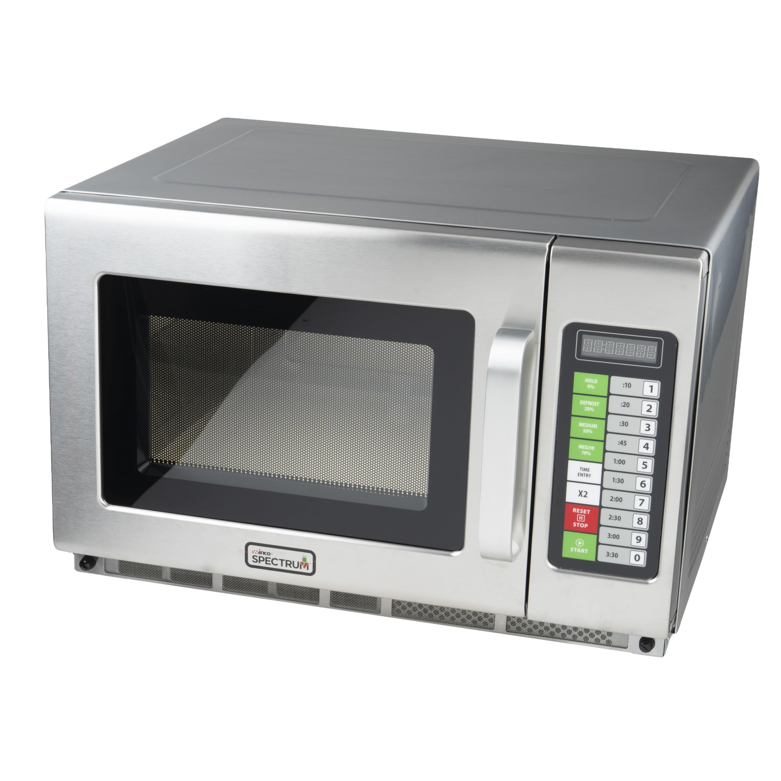 Winco Commercial-Grade Microwave with Touch Controls 2 100 W 1 2 Cubic Feet