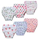 6 Pack Potty Training Pants for Boys Girls, Learning Designs Training Underwear Pants(3-4T)