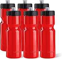 Vista 11 de Botellas de agua deportivas 50 Strong – Botellas de plástico reutilizables de 22 oz libres de BPA con tapa de tracción – Fabricadas en EE. UU.