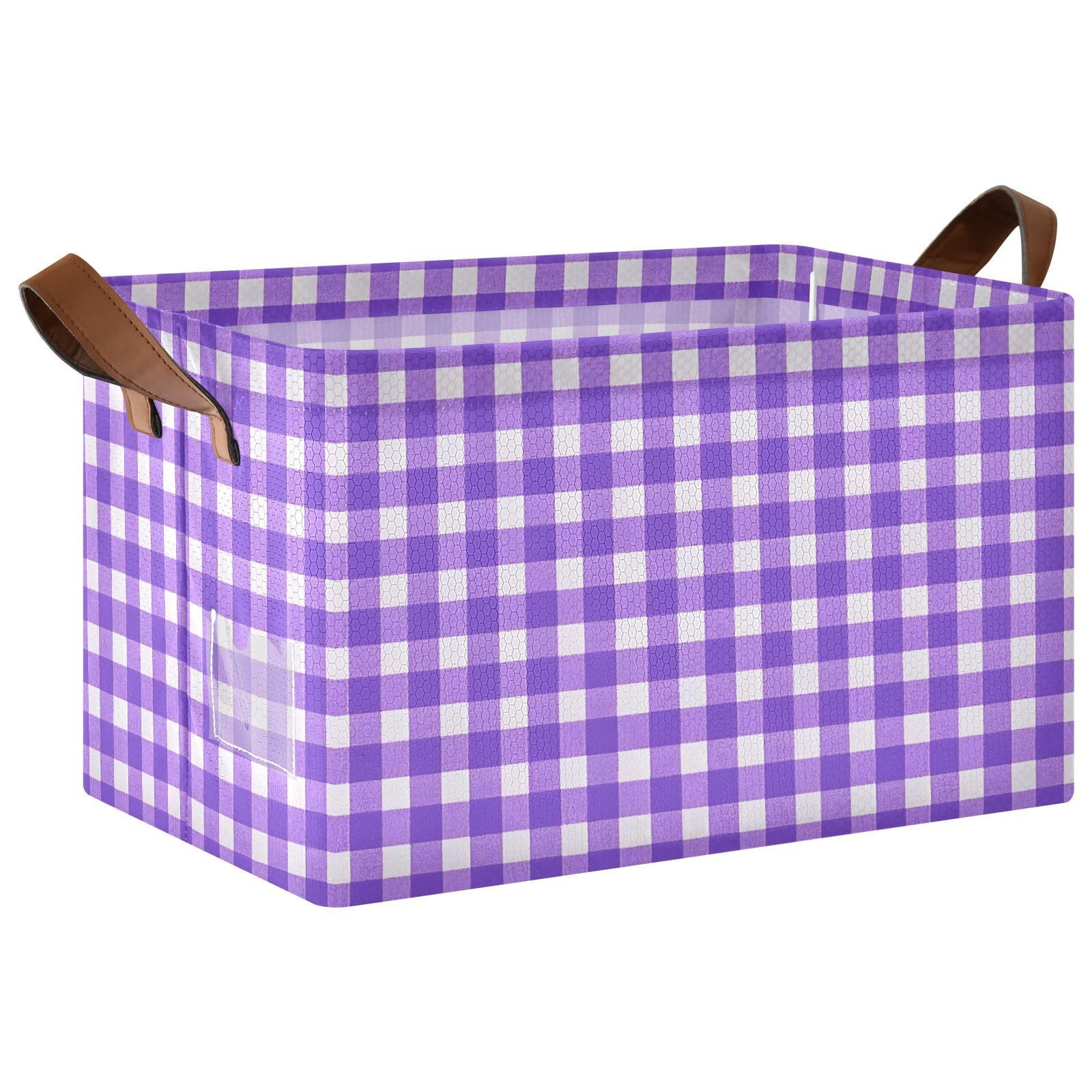 Boîte de rangement étanche grand panier Mnsruu tissu bac pour étagère armoire