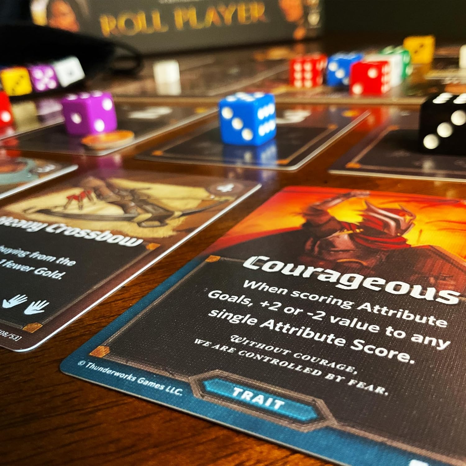 Roll Player Board Game | Dice Game of Fantasy Character Creation | Competitive Strategy Drafting & Dice Placement | Adults & Family Game | 60-90 Minutes for 1-4 Players by Thunderworks Games