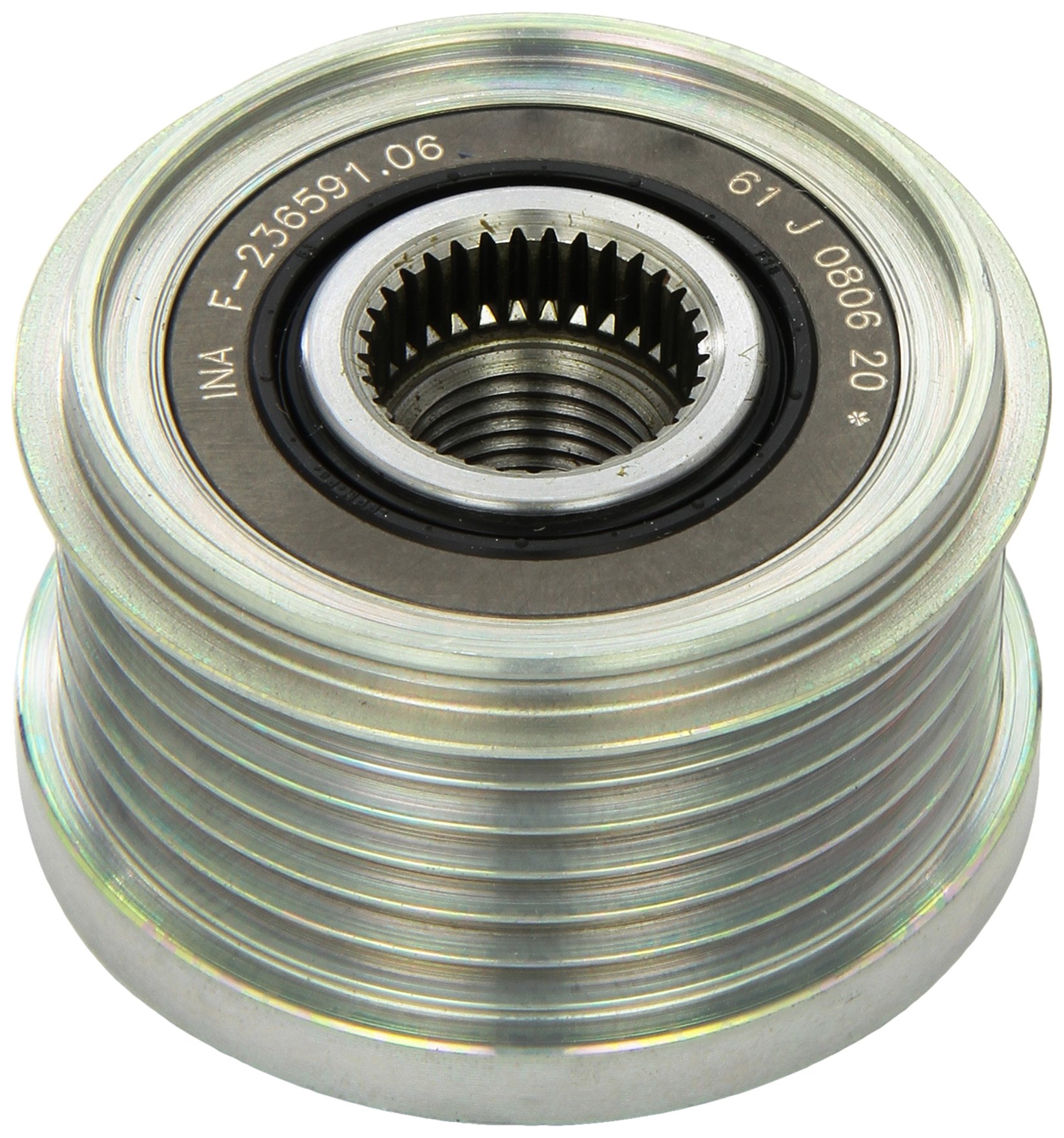Overrunning Alternator Pulley fits CITROEN DISPATCH U6U, VF7 1.6D 1.9D 2.0D INA