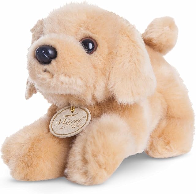 AURORA, 60470, MiYoni Tots Labrador, 8In, Soft Toy, Brown