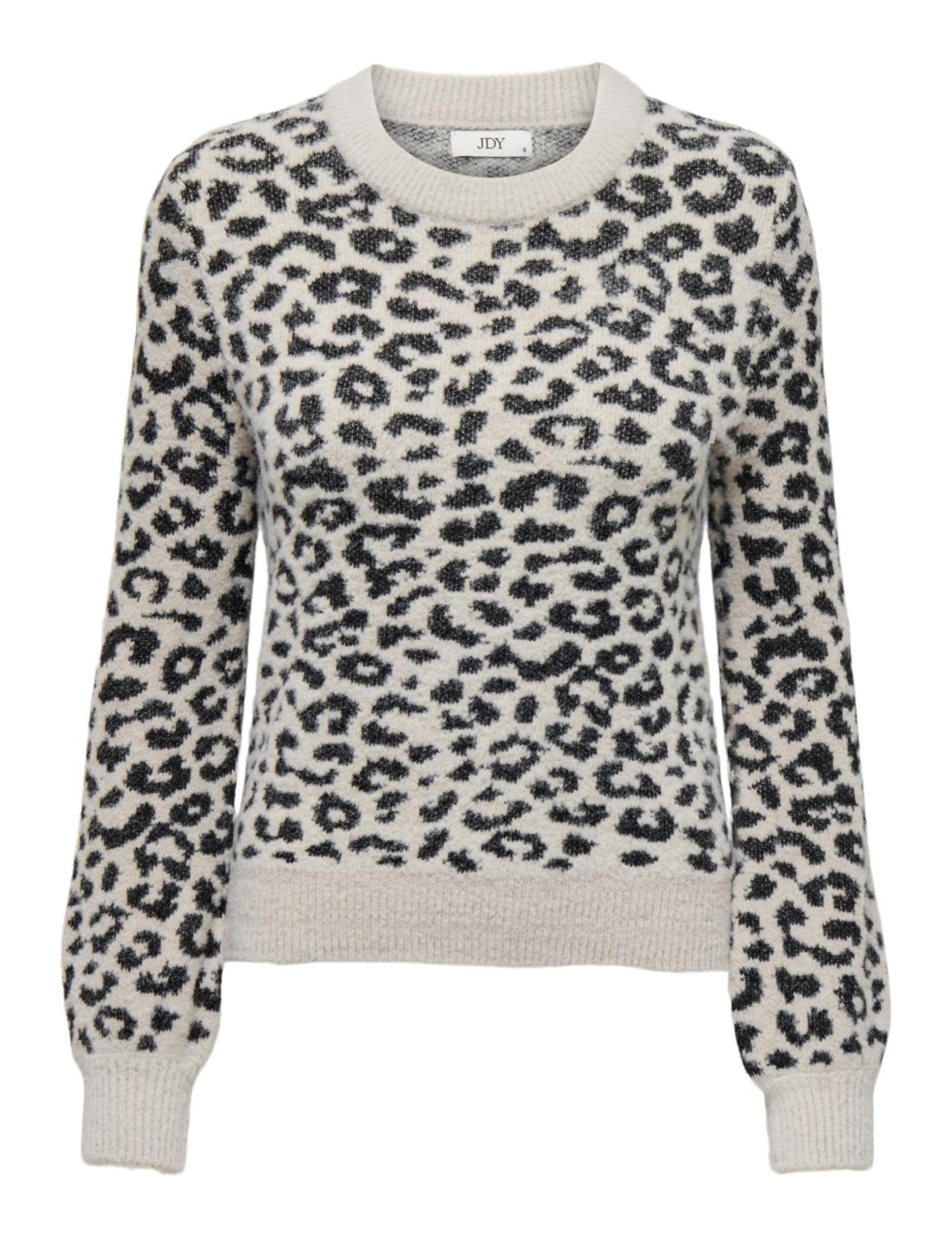 JDY Damen Jdylorraine Animal L/S Pullover KNT Noos Jdylorraine Animal L/S Pullover KNT Noos (1er Pack)