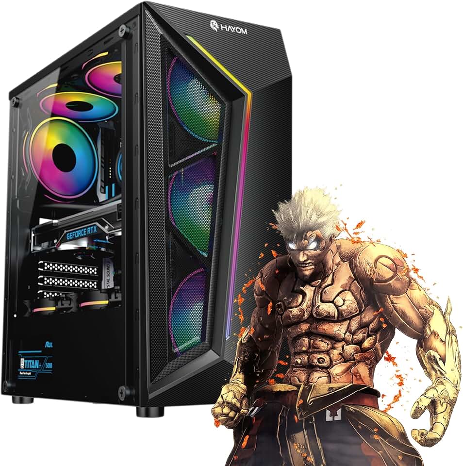 PC GAMER RYZEN 5 5500, 16GB DDR4, SSD NVME 500GB, RTX 3050 6GB