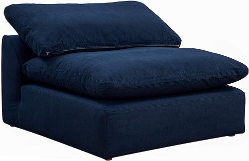 Vista 4 de Sunset Trading Contemporary Puff Collection Funda solo para sofá modular en forma de L de 5 piezas con otomana Funda ajustable para sofá modular