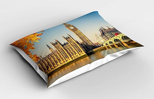 Miniatura 4 de Lunarable Coastal Pillow - Juego de 2 fundas de almohada para el desierto, para descansar, vacaciones tropicales, playa, ocio, ropa de cama de