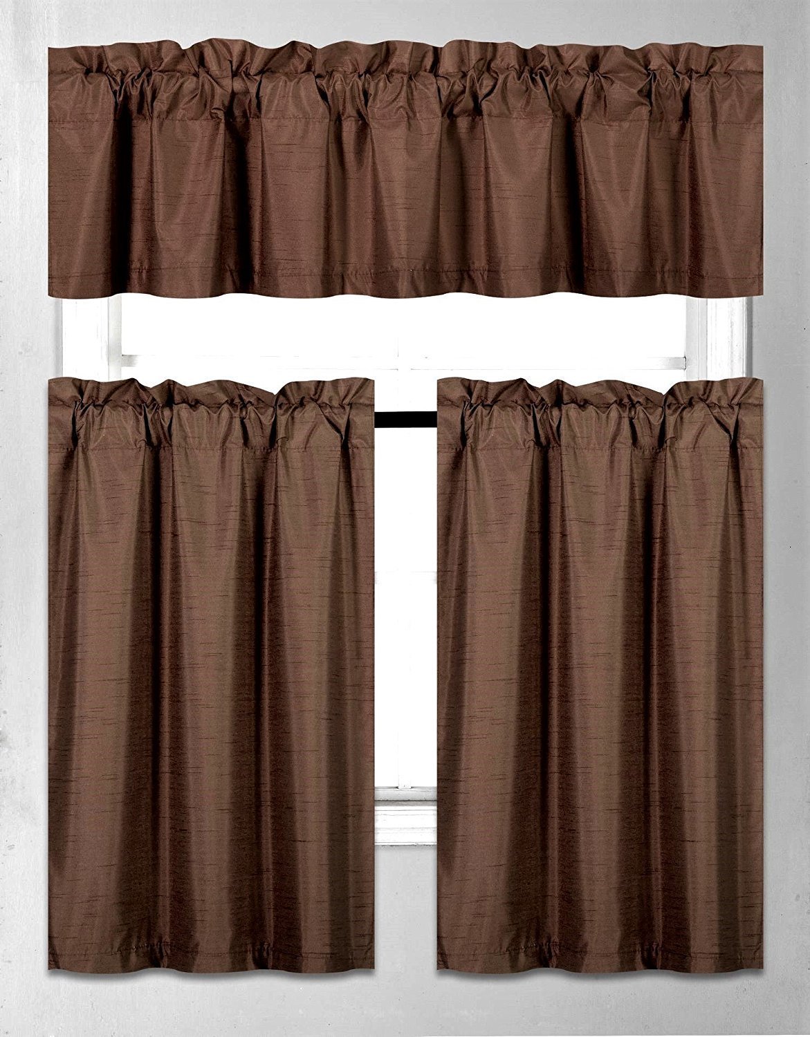 Chocolate Brown Kitchen Curtains Curtains & Drapes