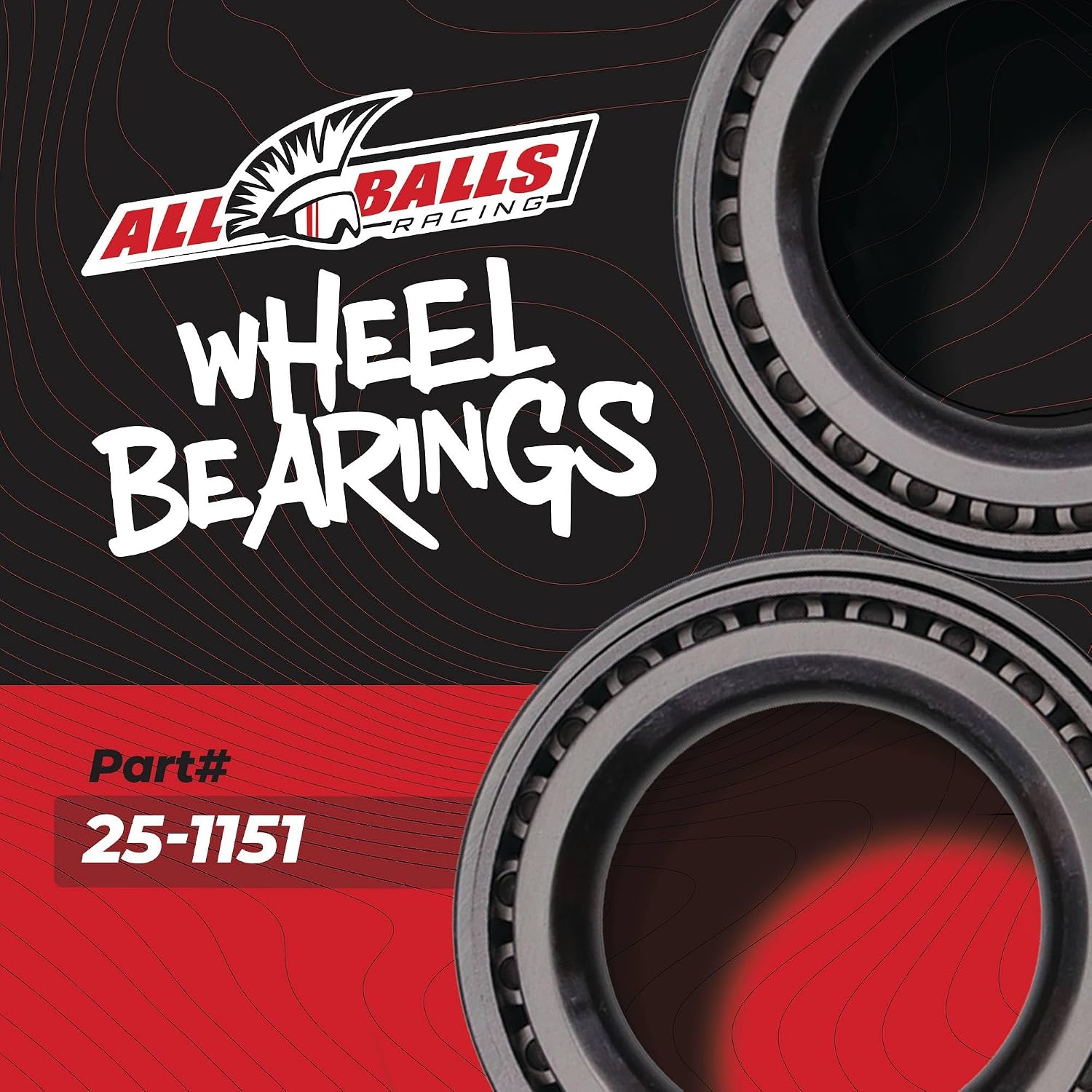 All Balls Racing 25-1151 Wheel Bearing Seal Kit Compatible with/Replacement for Polaris