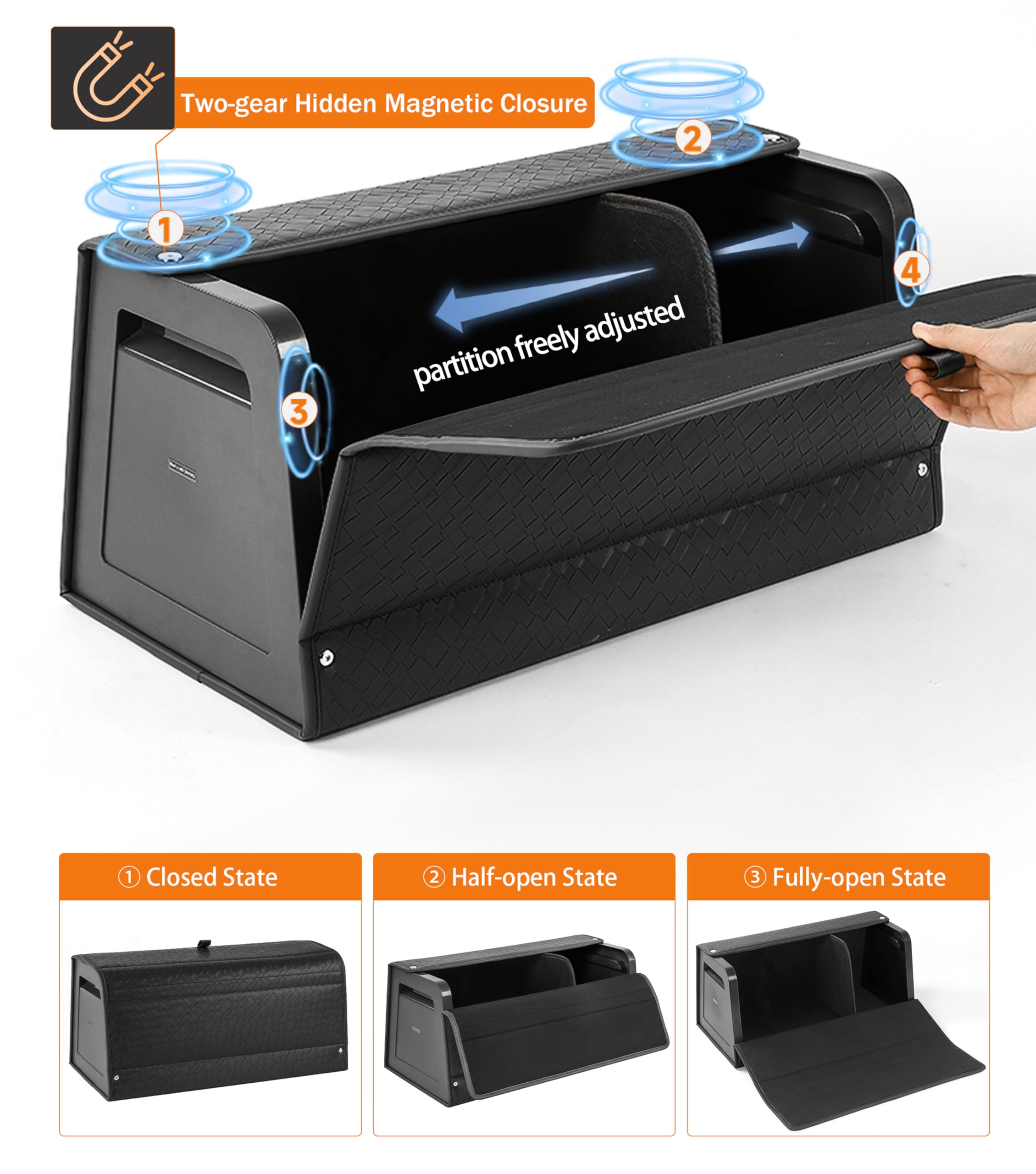 Trunk Orgnizer,cr Orgnizers Nd Storge,blck Kuwit | Ubuy - View #9